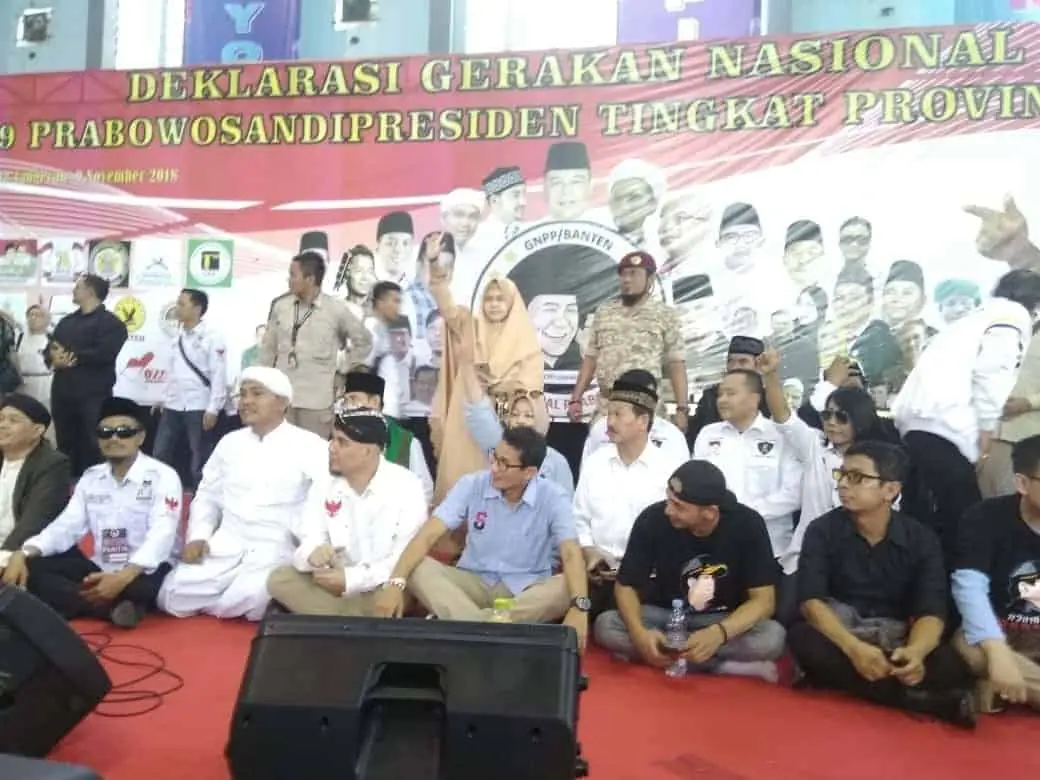 Deklarasi GNPP #2019 Banten di Kukuhkan di GOR Tangerang