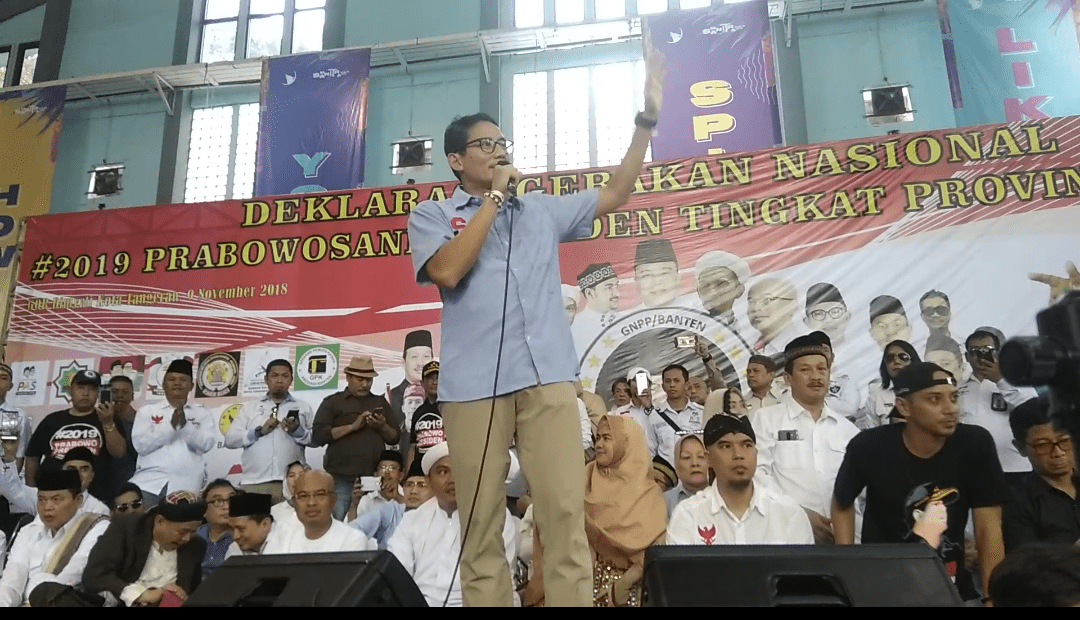 Perbaikan Ekonomi Fokus Utama Sandiaga Uno Saat Kunjungi Tangerang