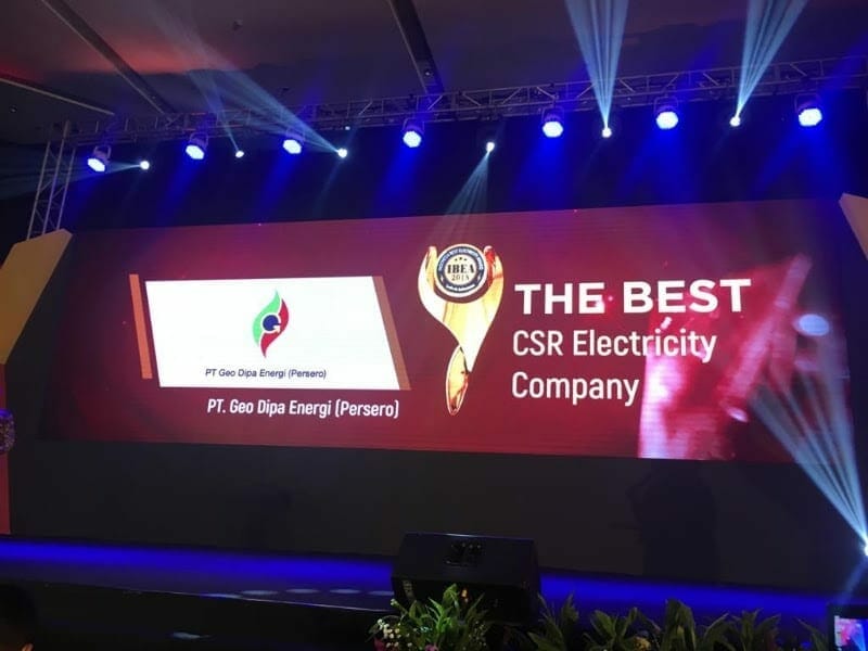 PT Geo Dipa Energi Raih The Best CSR Electricity IBEA 2018