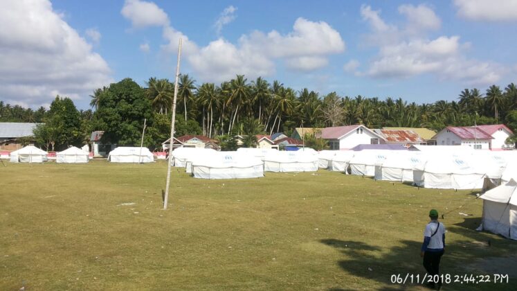 YKMI & UNHCR Mendirikan 705 Tenda Untuk Korban Gempa di 