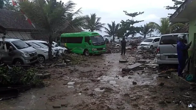 Ini Data Korban Tsunami Selat Sunda dan Data Kendaraan Bermotor