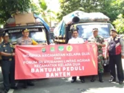 Polsek dan Muspika Kelapa Dua salurkan Bantuan