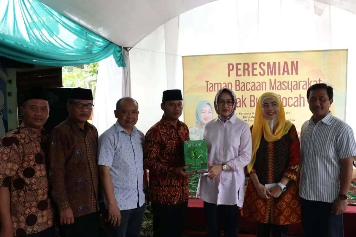 TBM Bulak Buku Bocah Serpong Diresmikan Walikota Tangsel