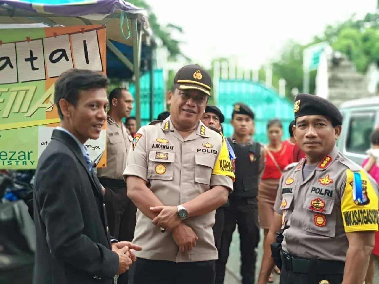 Polda Banten Beri Pengamanan Ibadah Awal Tahun di Gereja