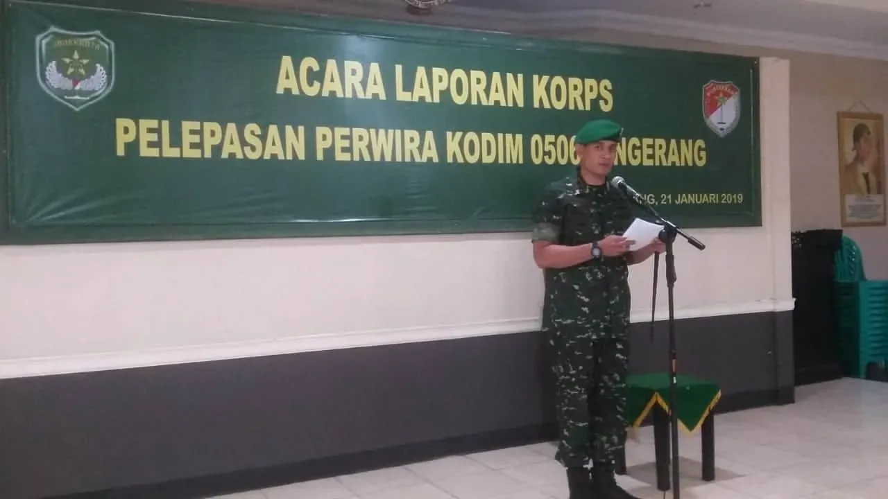 Penyegaran Organisasi, Kodim 0506 Tangerang Gelar Pelepasan Perwira