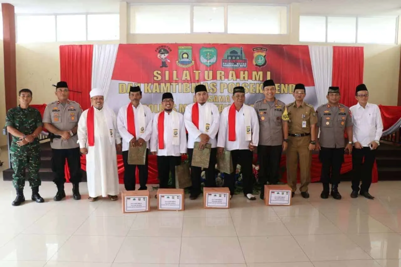 Silaturahmi Da'i Kamtibmas Polsek Benda, Kapolres : Sukseskan Pemilu Ciptakan Suasana Aman