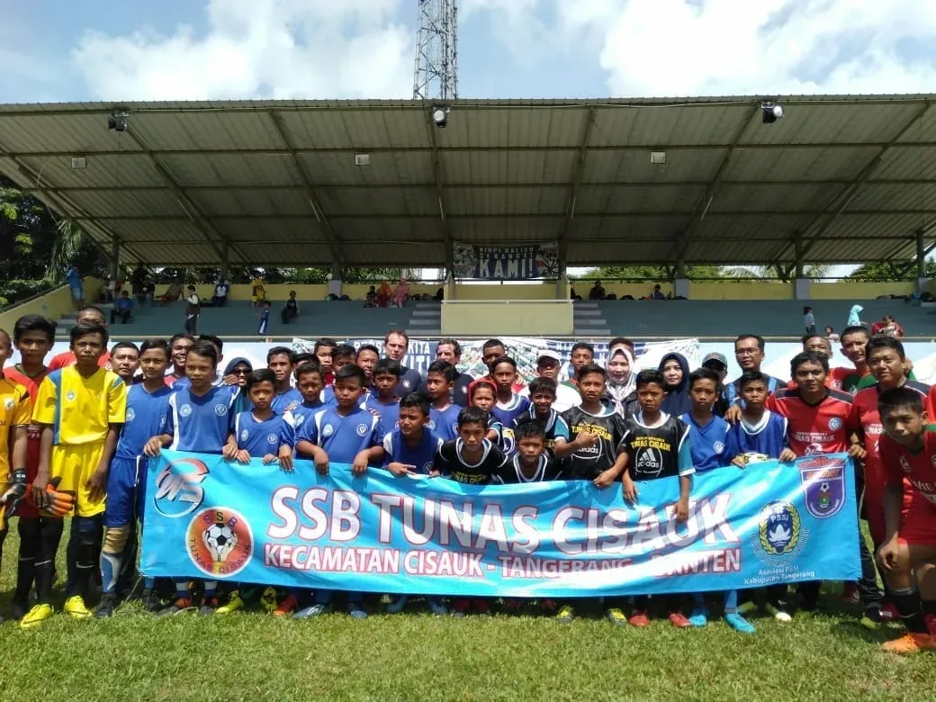 Pelatih Intermilan Akademi Kunjungi SSB Tunas Cisauk