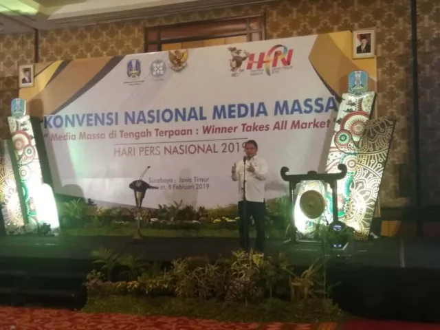 HPN, Media Massa di Tengah Terpaan Rudiantara : Pers Harus Selalu Berpikir Positif