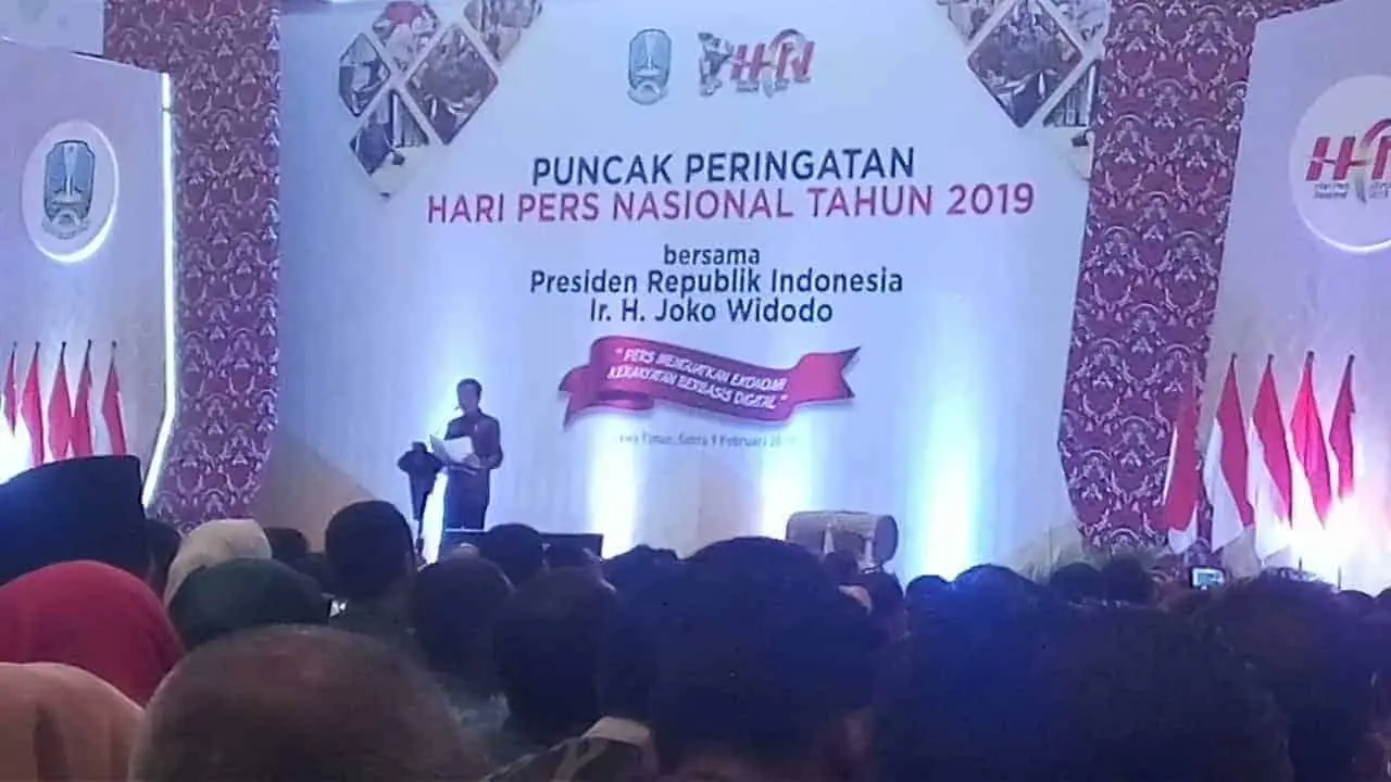 HPN ke- 73, Jokowi : Kepercayaan Pada Media Arus Utama Lebih Besar Dibanding Medsos