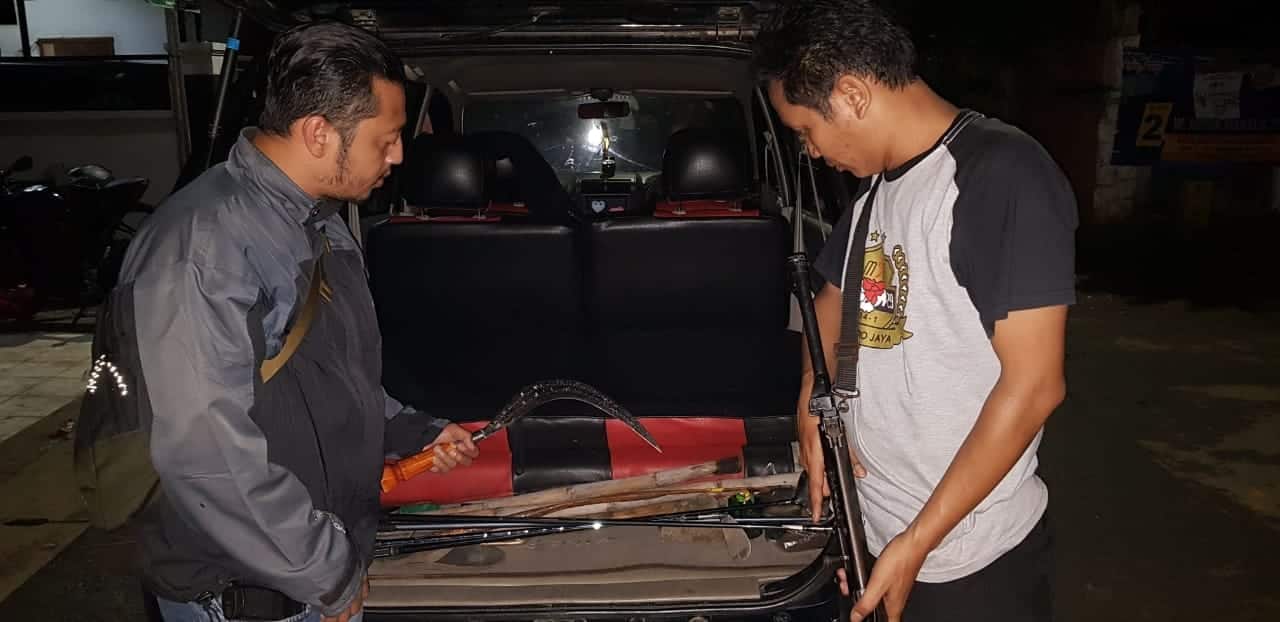 Miliki Sajam, Hendak Tawuran Pemuda Digelandang Polisi