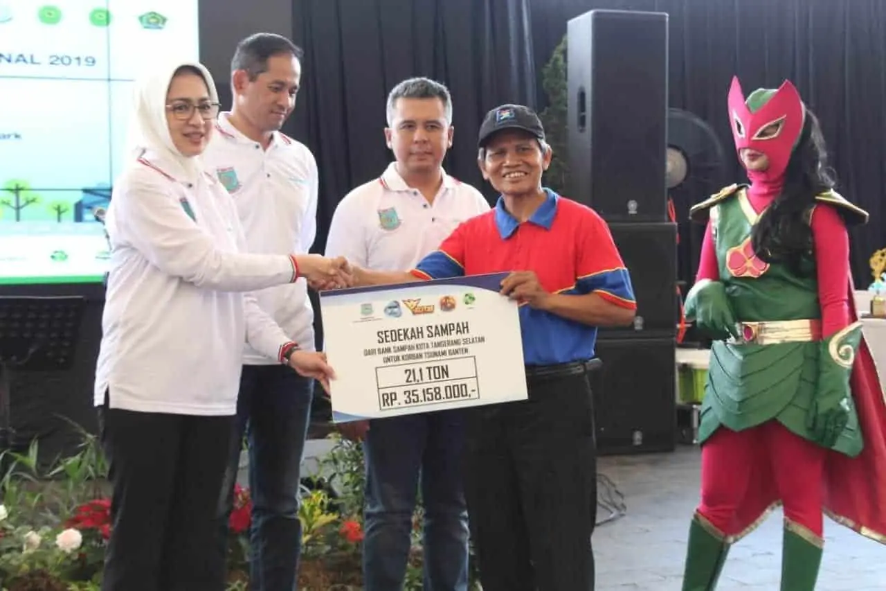 HPSN 2019, Kapolres Bersama Pemkot Tangsel Ajak Masyarakat Perduli Sampah