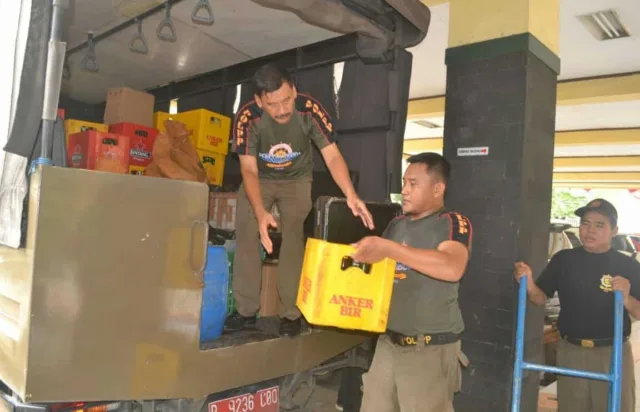 HUT Ke- 26 Kota Tangerang, Ribuan Botol Miras Besok Dimusnahkan