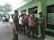 dandim 0506/Tgr Terima Kunjungan Kapolres Metro Tangerang Kota : TNI Polri Solid