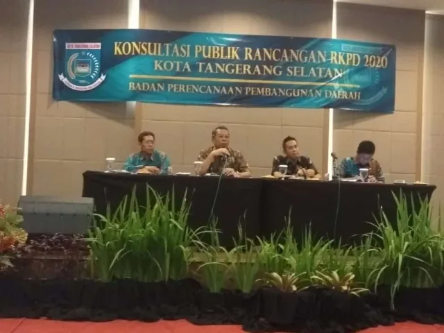 BAPPEDA Tangsel Gelar Konsultasi Publik Rancangan RKPD 2020