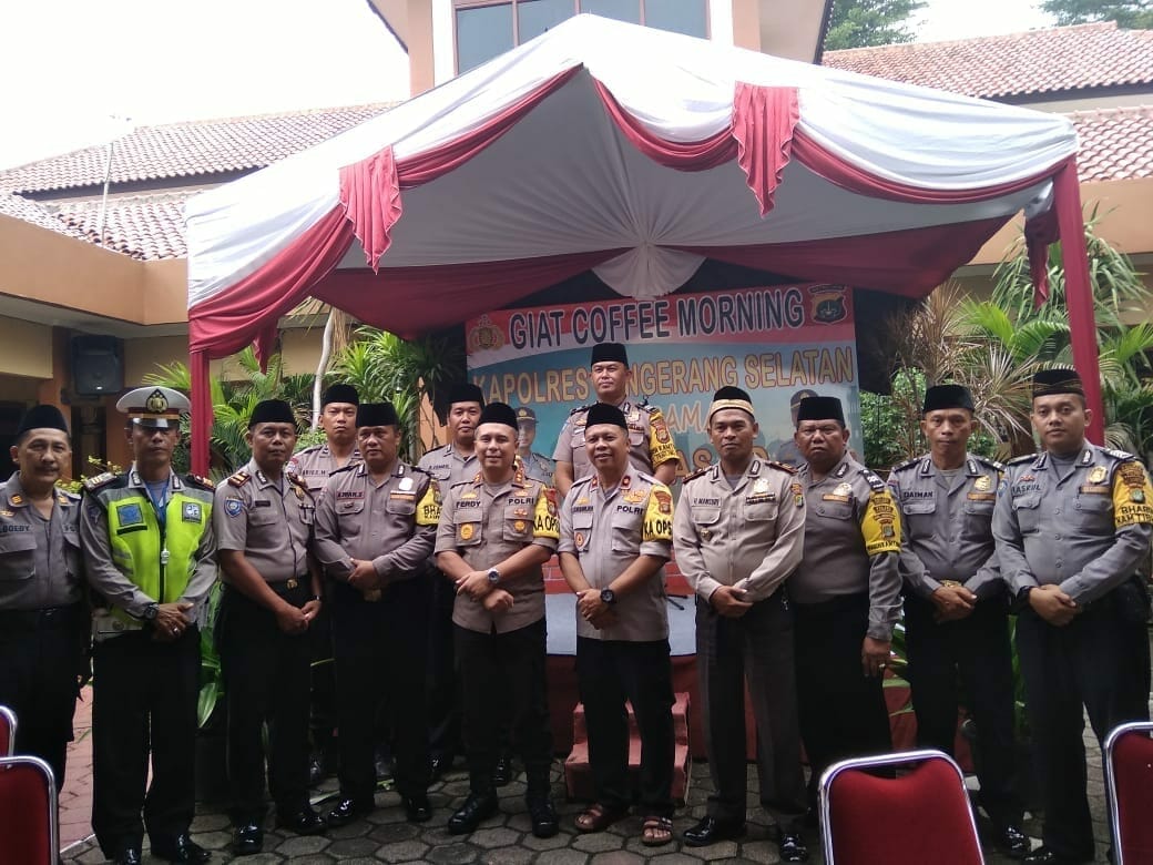 Coffee Morning di Mapolsek Pamulang, Kapolres : Sharing Polisi dan DKM