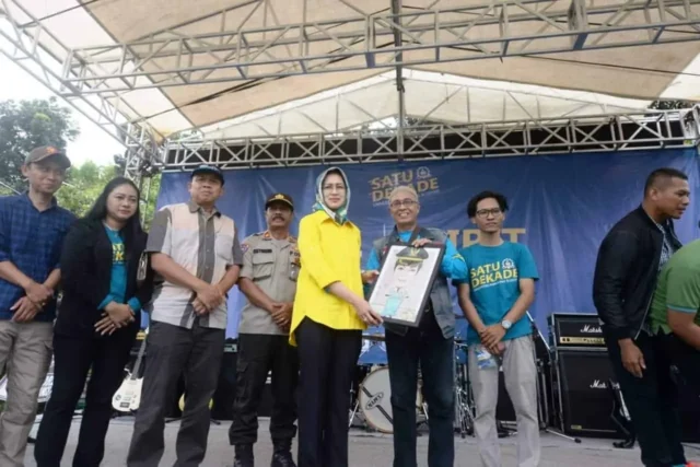 HUT KE-10 UPS, Walikota Airin Ingatkan Safety Riding