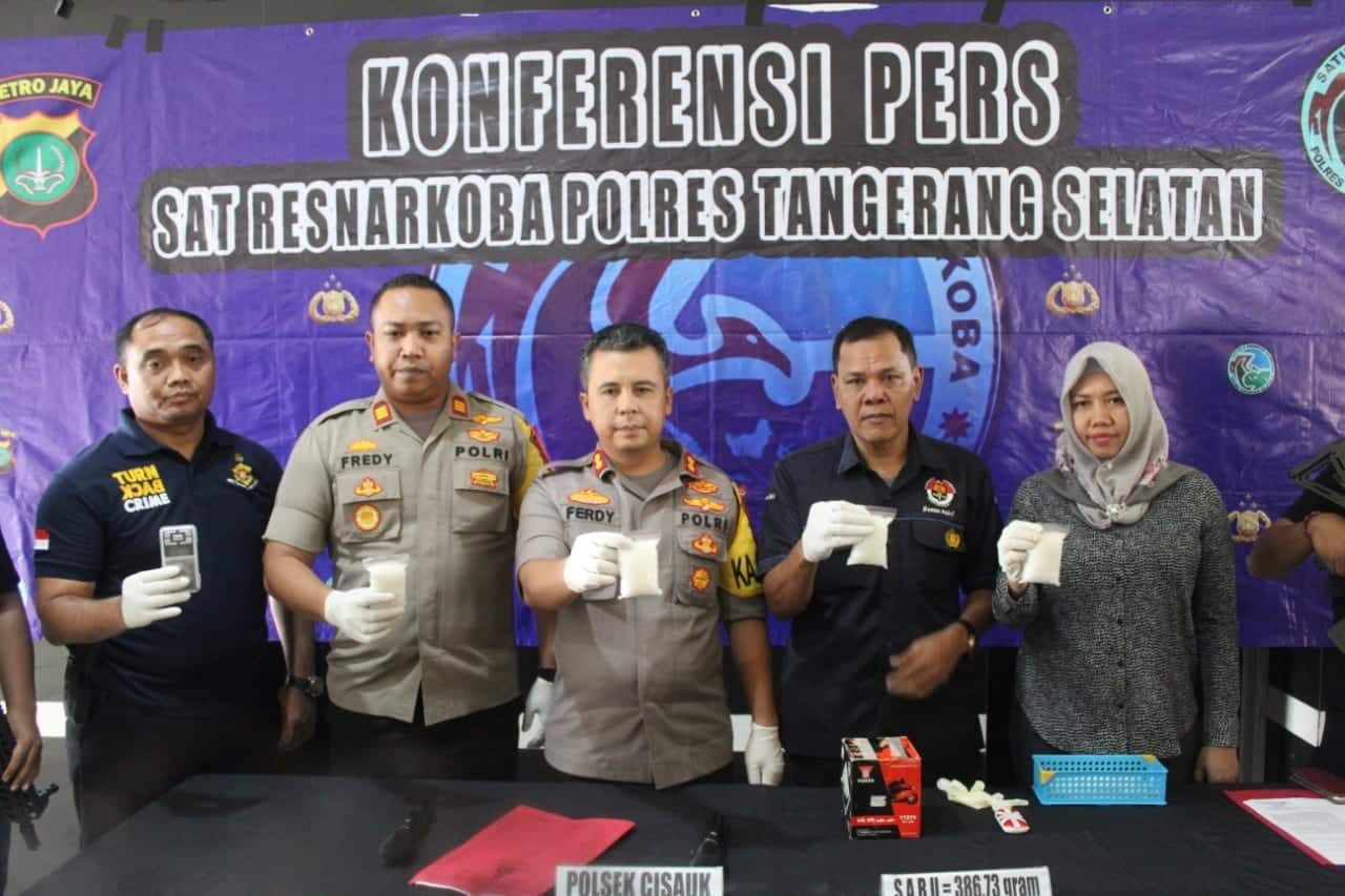 Bandar Narkoba Ditangkap, 386.73 Gram Sabu Disita