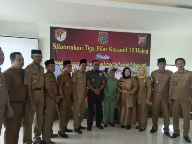 Silaturahmi dan Lepas Sambut Danramil 12/Rajeg 3 Pilar