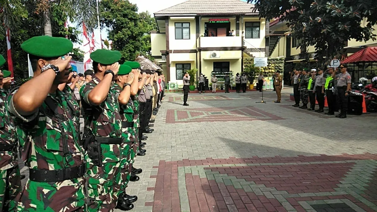 Gelar Pasukan PAM Pemilu 2019 Polsek Tangerang