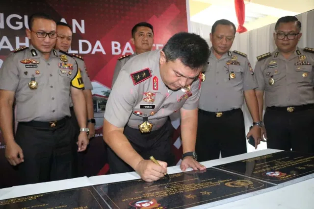 Kapolda Banten Resmikan Bangunan Polda dan Rusun Polres