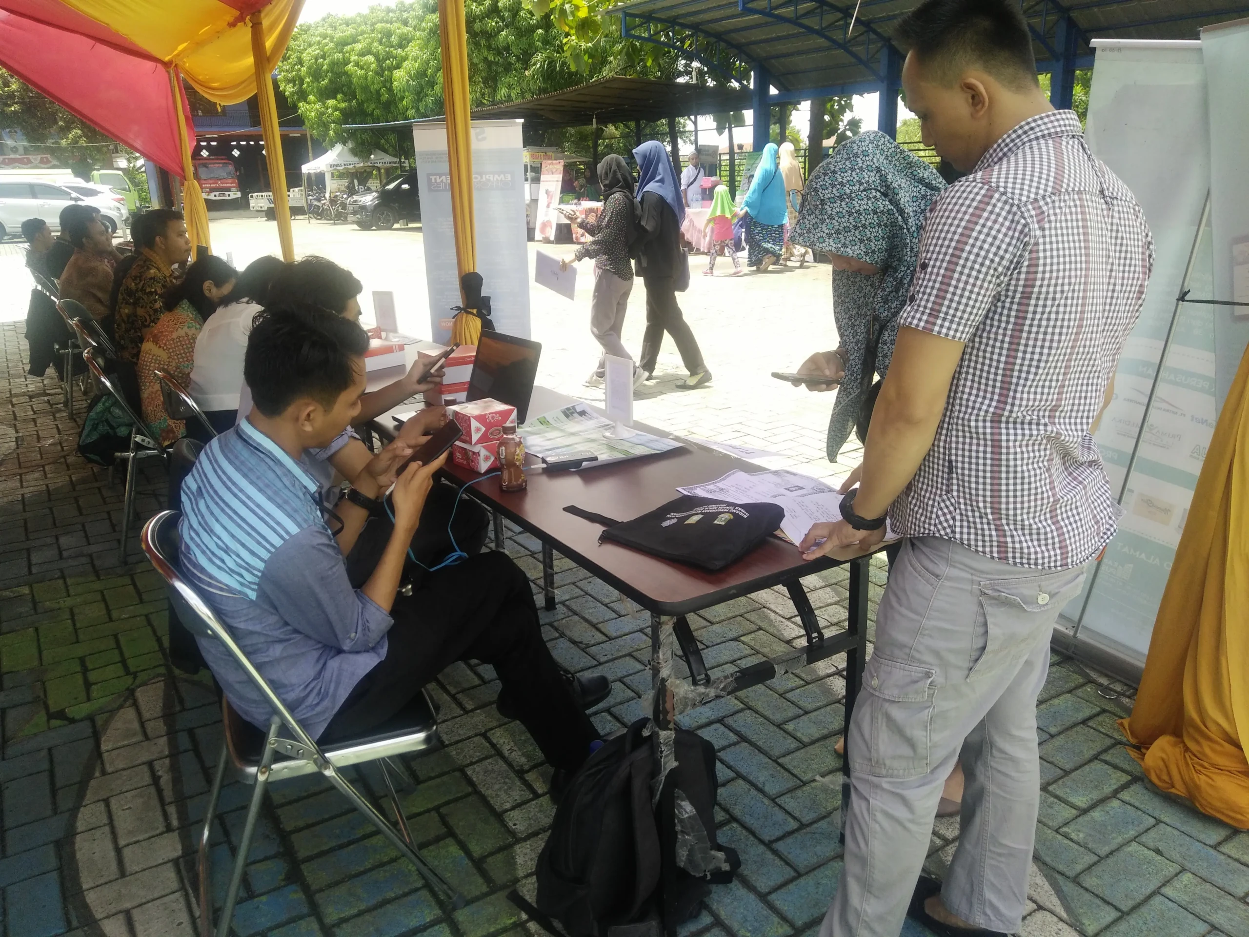 Job Fair 2019 Disnaker Kota Tangerang Berakhir di Kecamatan Pinang