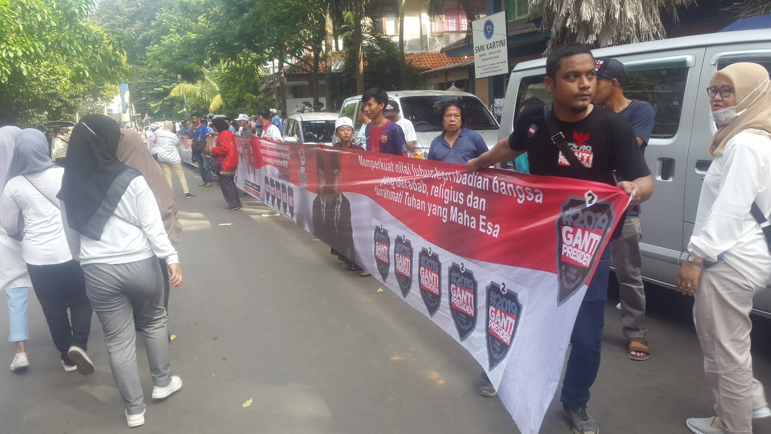 Foto dan Fakta Menarik Kampanye Akbar Prabowo-Sandi di Kota Tangerang