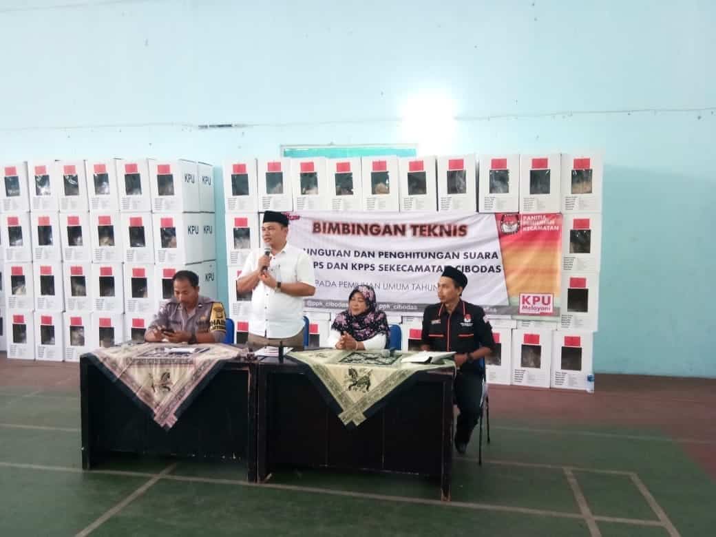 PPK Gelar Bimtek PPS  dan KPPS Se Kecamatan Cibodas