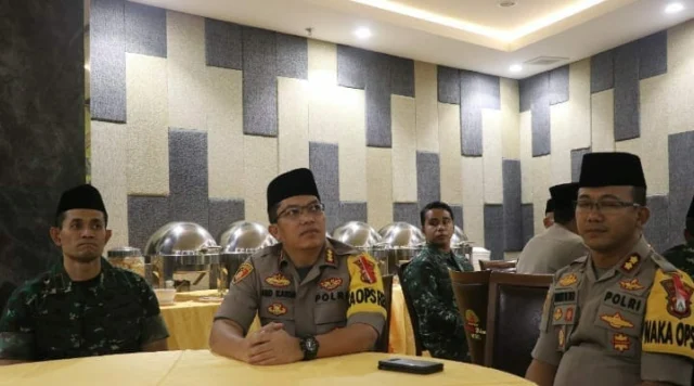 Silaturahmi Bersama TNI, Polres Metro Tangerang Kota Gelar Bukber