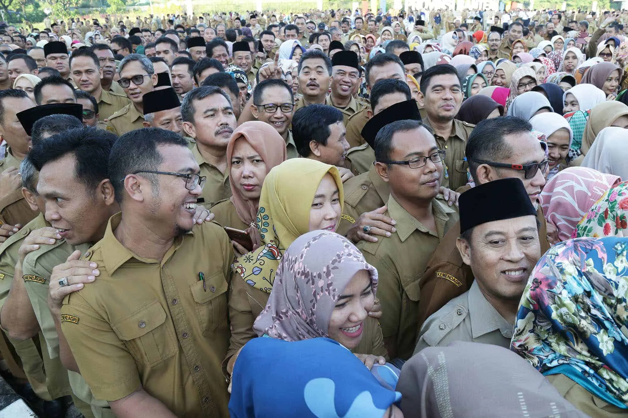 ASN, Gubernur dan Wagub Banten Berhalal Bihalal