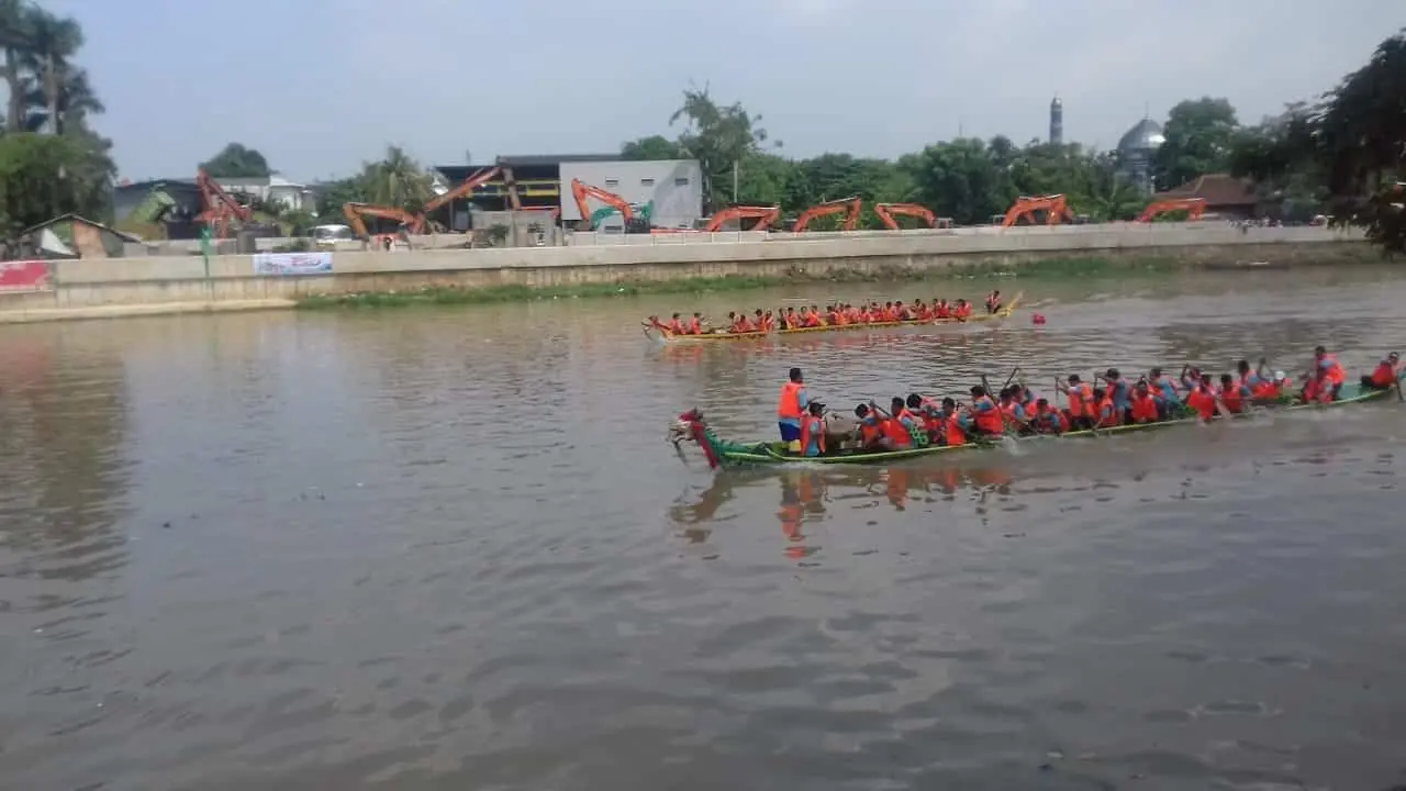 Festival Peh Cun 2570/2019 di sungai Cisadane