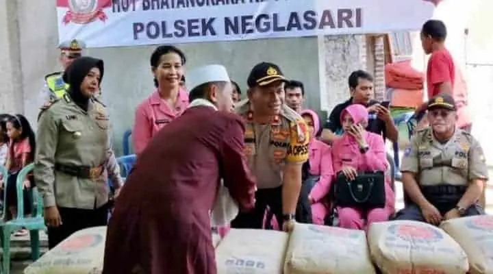 HUT Bhayangkara ke- 73 Polsek Neglasari