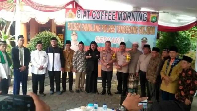 Coffe Morning Bersama Toga, Kapolsek Pamulang: Kami Harmonis