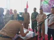 Camat Pakuhaji Pimpin Sertijab 7 Pj Kades