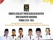 Resmi Dilantik, Ini Enam Anggota DPRD Kabupaten Tangerang dari PKS