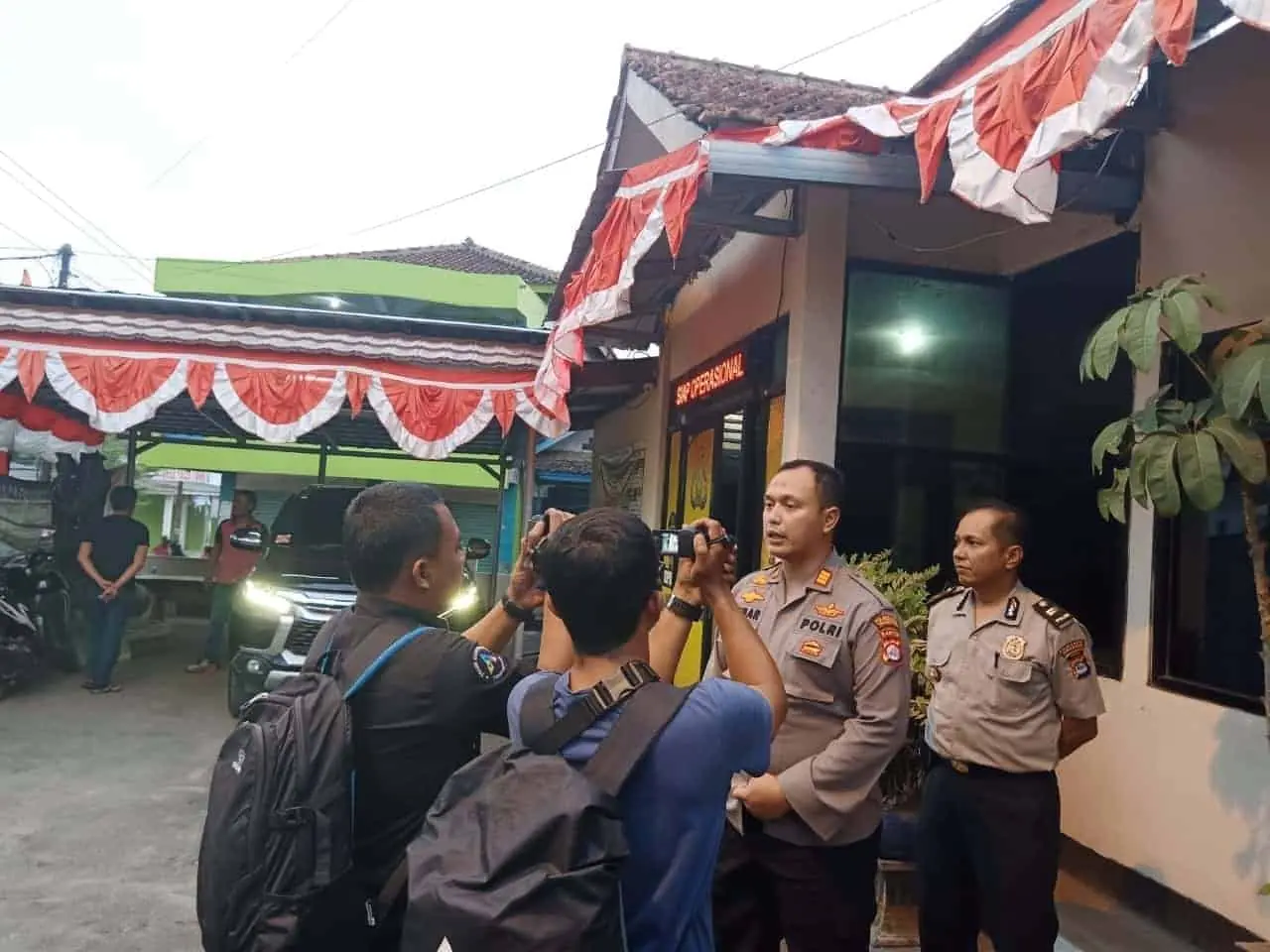 Bacok Tetangga, Bakul Diamankan Polisi