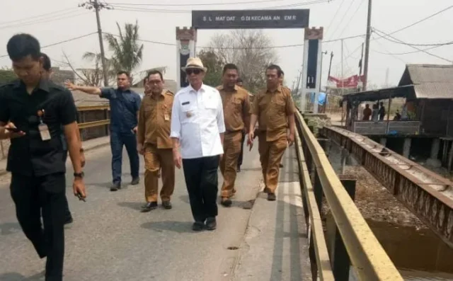 Sidak Tiga Jembatan di Tangerang WH Minta Pembangunan Dipercepat