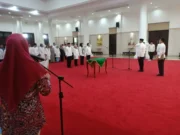 Lantik 4 Pejabat, Gubernur Perkuat Upaya Wujudkan Seluruh Visi Misi