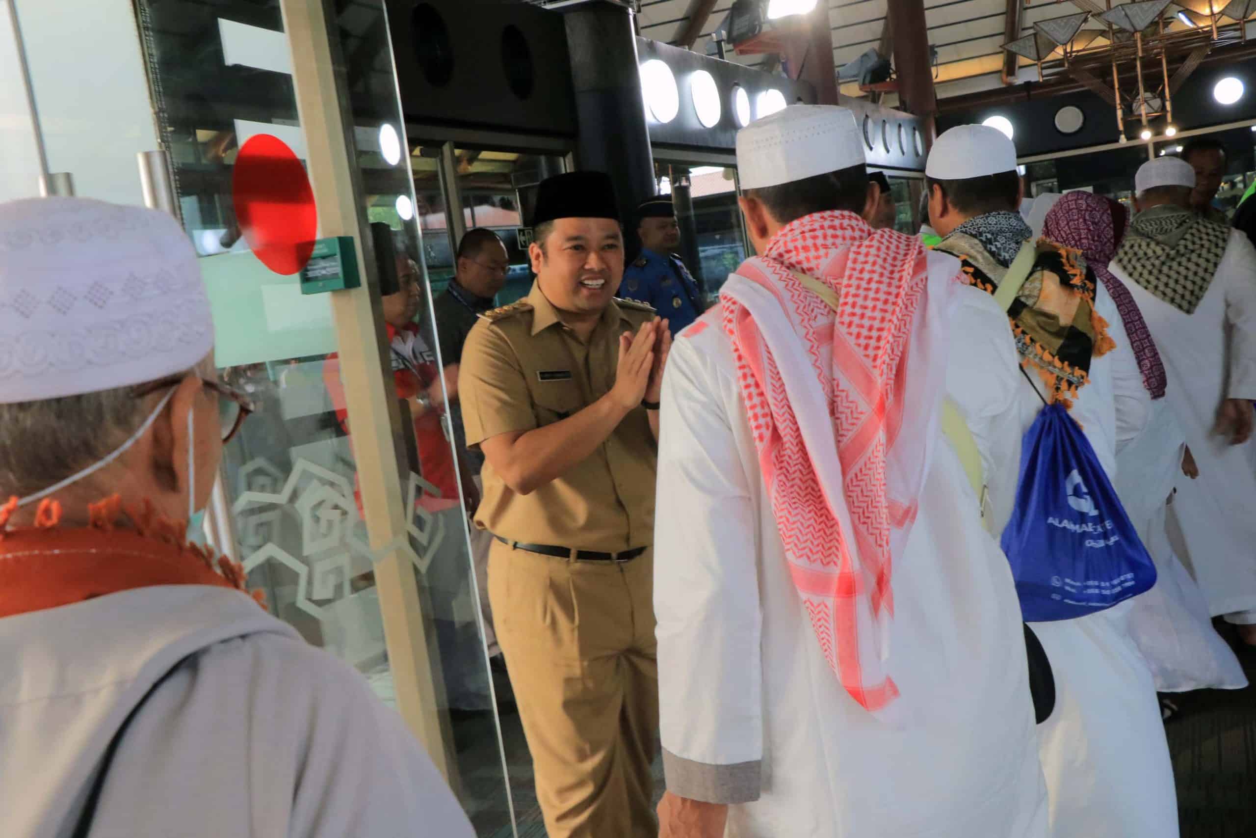 Arief Sambut Kedatangan Jamaah Haji Asal Kota Tangerang