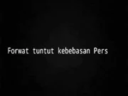 Video: Forwat Tuntut Kebebasan Pers dan Tolak RKUHP