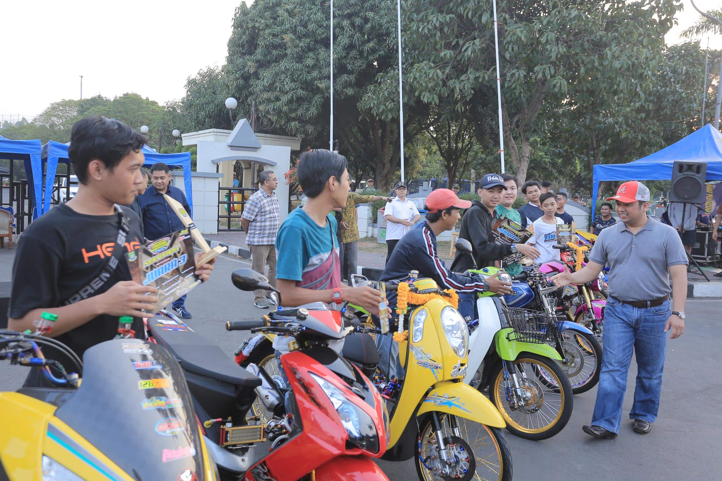 Adu Kreativitas Modifikasi Motor Di Gelar Di Kota Tangerang