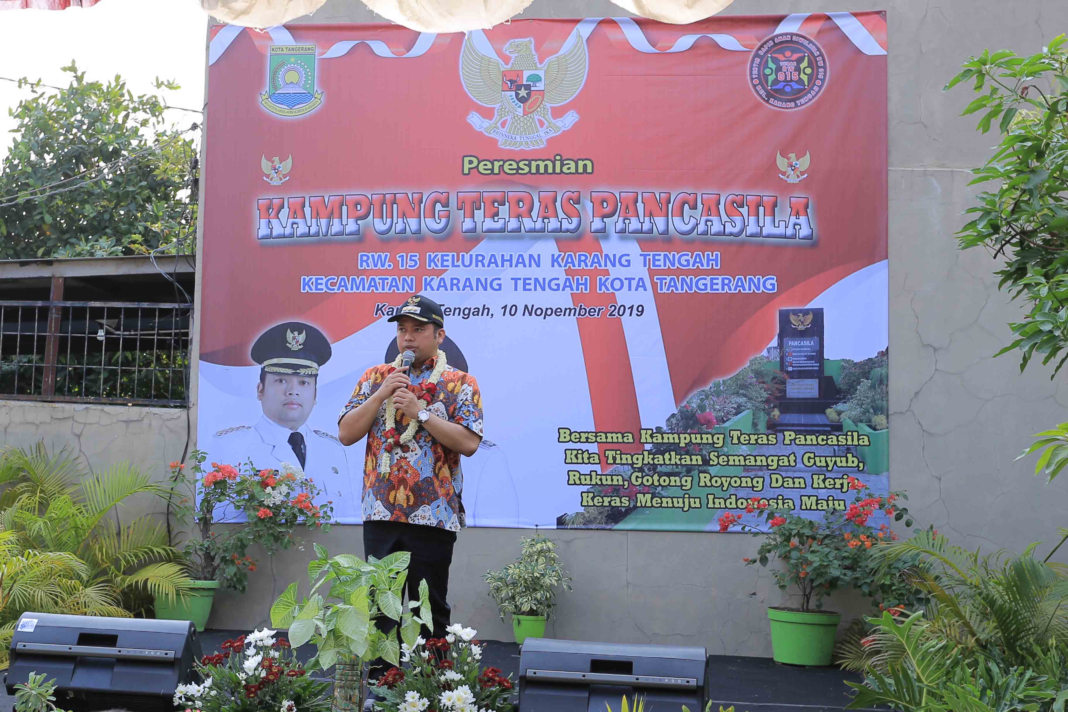 Peringatan Hari Pahlawan, Kampung Teras Pancasila Diresmikan