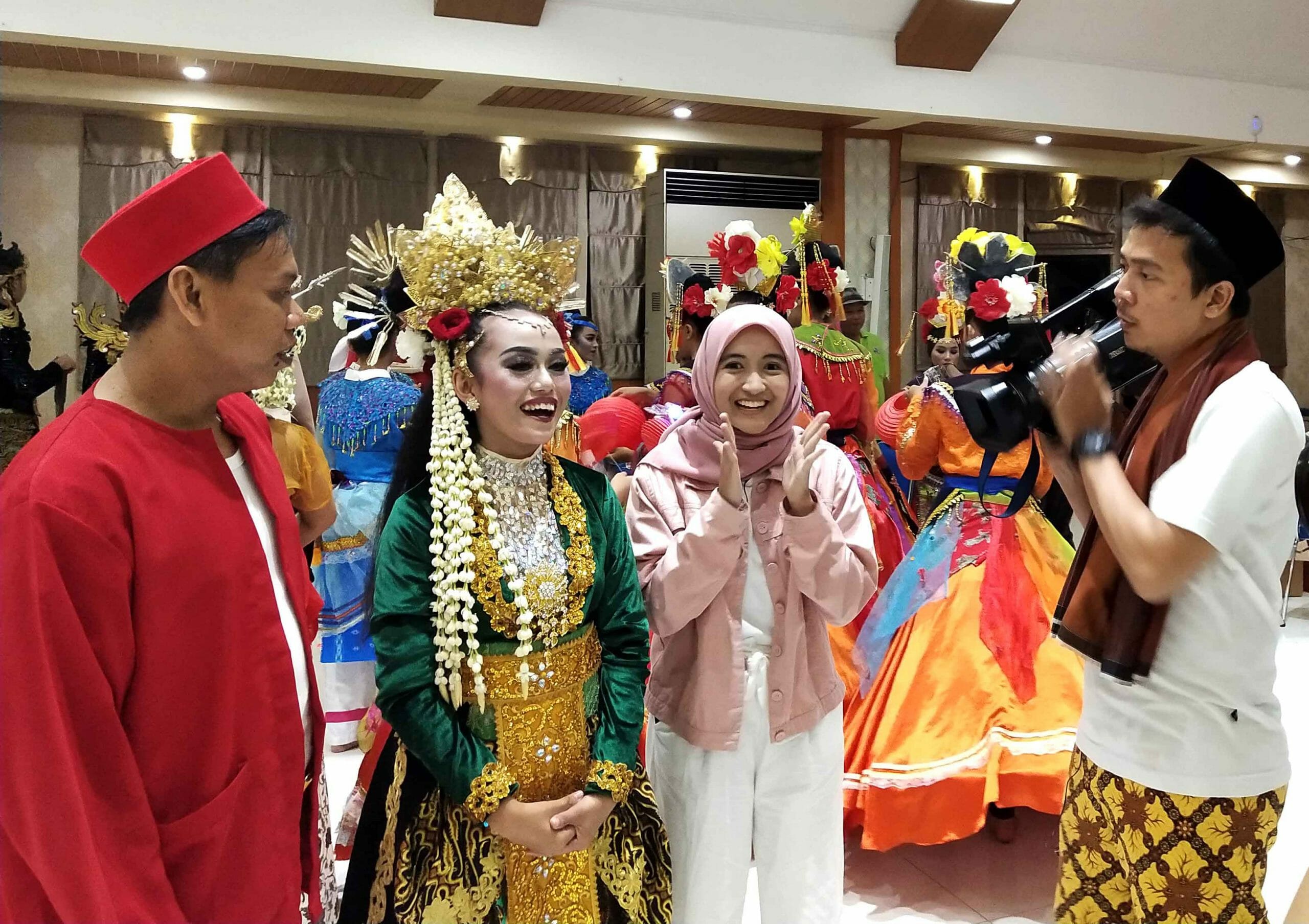 Aboh Jasa Ngevlog Bareng Arafah di Festival Budaya Nusantara