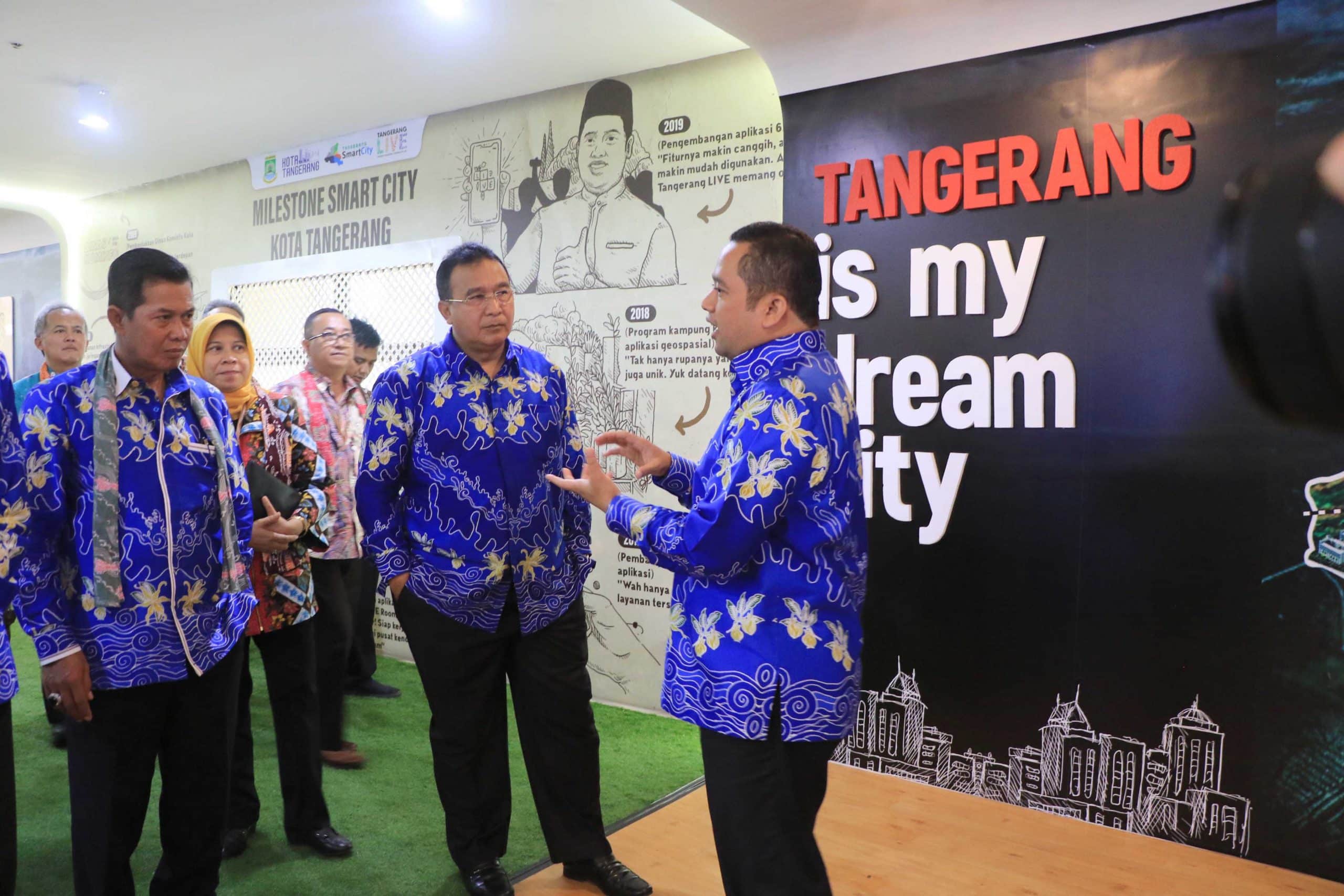 Rombongan City Tour, Dikenalkan City Gallery dan Tangerang LIVE