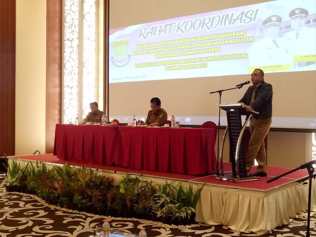 Bupati Evaluasi Kinerja OPD dan Camat se Kabupaten Tangerang