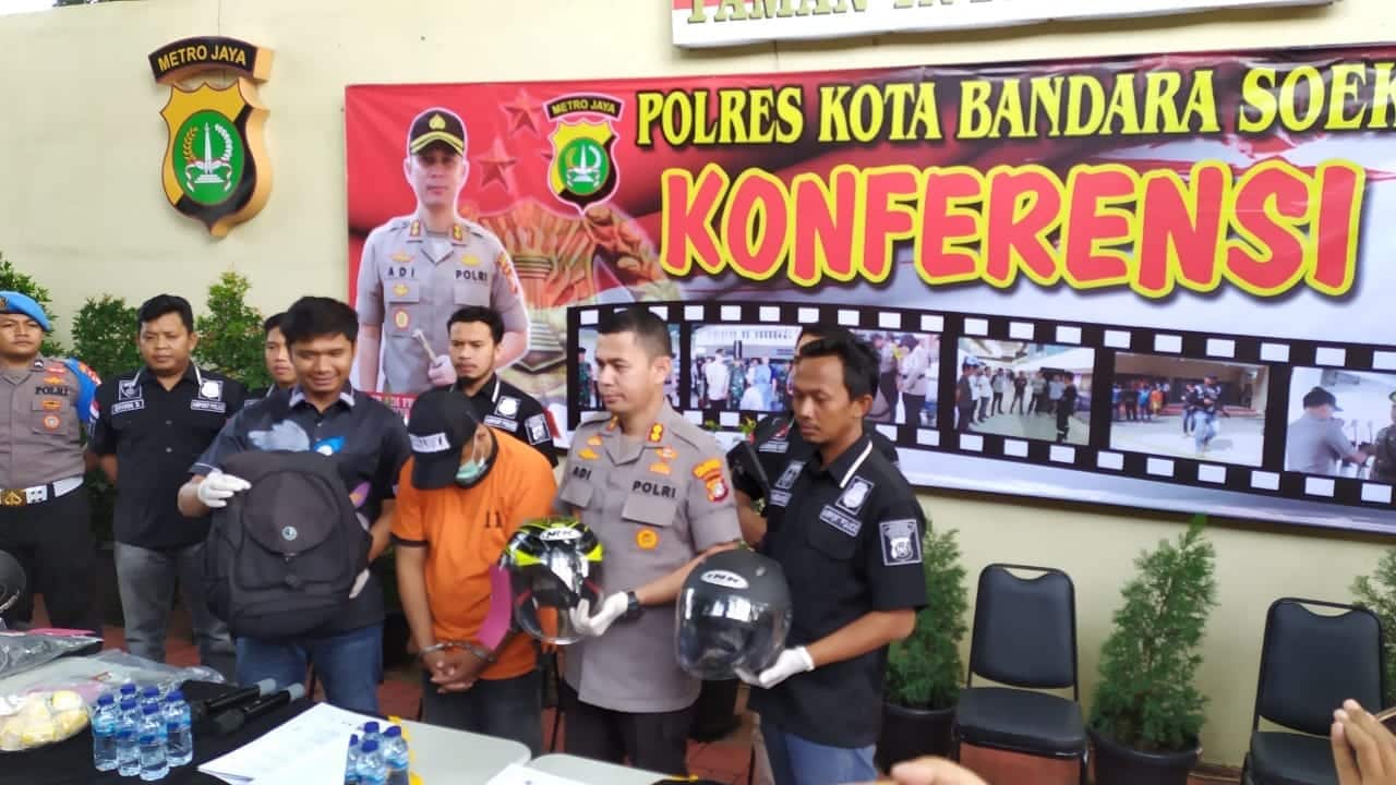 Spesialis Pencuri Helm Ditangkap Polisi, Alasannya Mudah Dijual