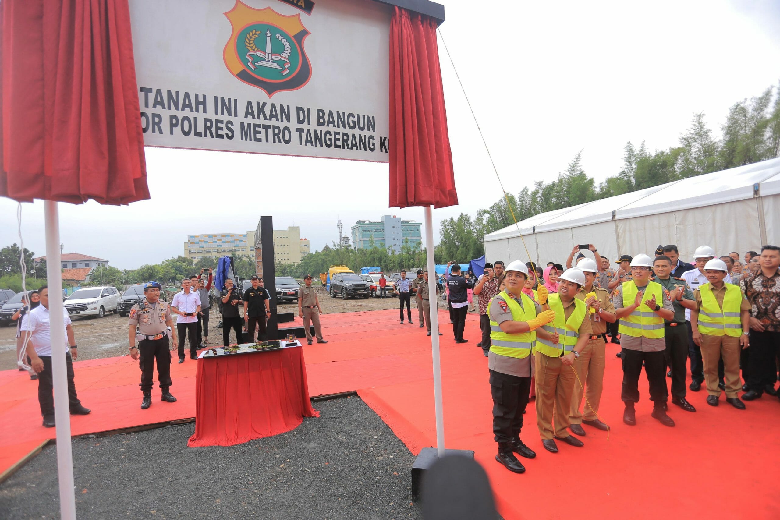 50 Miliar, Gedung Polres Metro Tangerang Kota Siap Dibangun