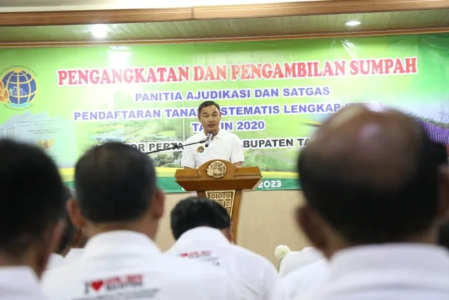 Camat dan Lurah Diminta Bekerjasama Sukseskan PTSL di Kabupaten Tangerang