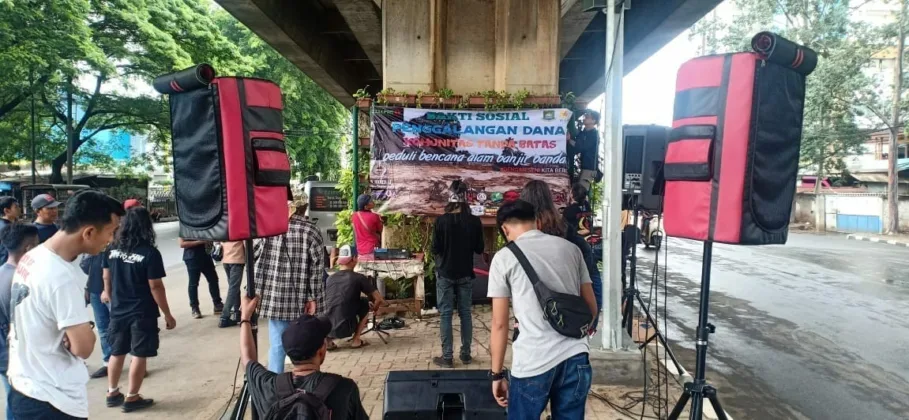 Komunitas Se-Tangerang Gelar Aksi Solidaritas Untuk Bencana Alam Lebak