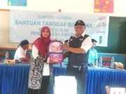 PMI Lebak dan Suntory Garuda Gelar Pengobatan Gratis di SDN 1 Banjar Irigasi