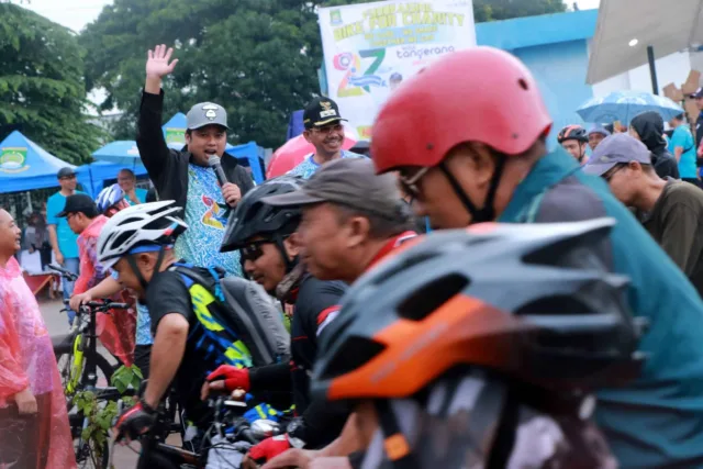 Lepas Goweser, Arief: Meriahkan Rangkaian HUT Kota Tangerang